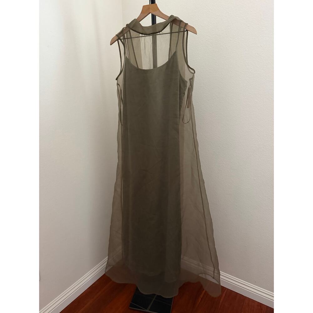 New NWT Caara Aletta dress moss gray dress sz XS $222 - Picture 4 of 6